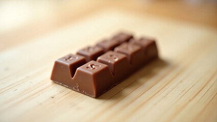 Assorted Milk Chocolate Bars on Wooden Background – Sweet Confectionery Flat Lay