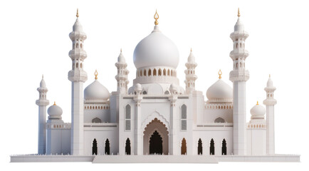 Obraz premium PNG Mosque architecture building white.