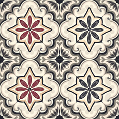 Obraz premium vector illustration hires Collection of High-Resolution Abstract Seamless ornament Patterns with Diverse Designs and Textures 