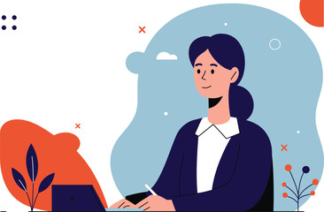 Modern Flat Vector Illustration of People Lifestyle Template