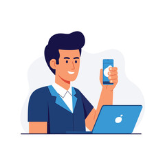 Modern Flat Vector Illustration of People Lifestyle Template