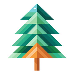 Fototapeta premium abstract christmas tree