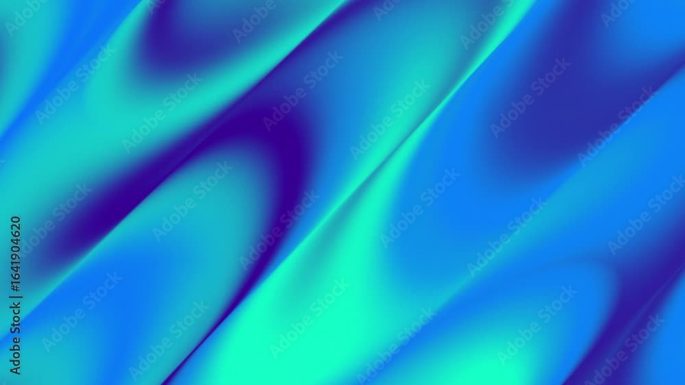 Poster abstract blurred purple blue cyan soft gradient pattern slow motion background loop