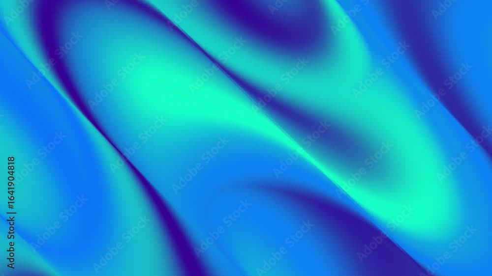 Poster abstract blurred purple blue cyan soft gradient pattern slow motion background loop