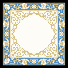 hires and vector at my page frame colorful editable vector hires for gold classic shape Artwork
