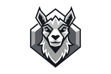 llama head logo