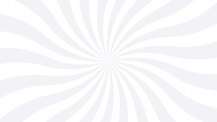 Sun burst backdrop, pattern, texture as design. Vintage sunrays illustration swirl line. Abstract summer sun shine. Abstract background with sunburst pattern white and gray vector ray design.