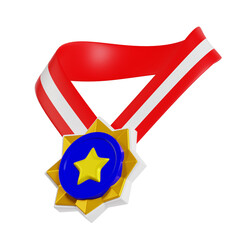 medal with ribbon