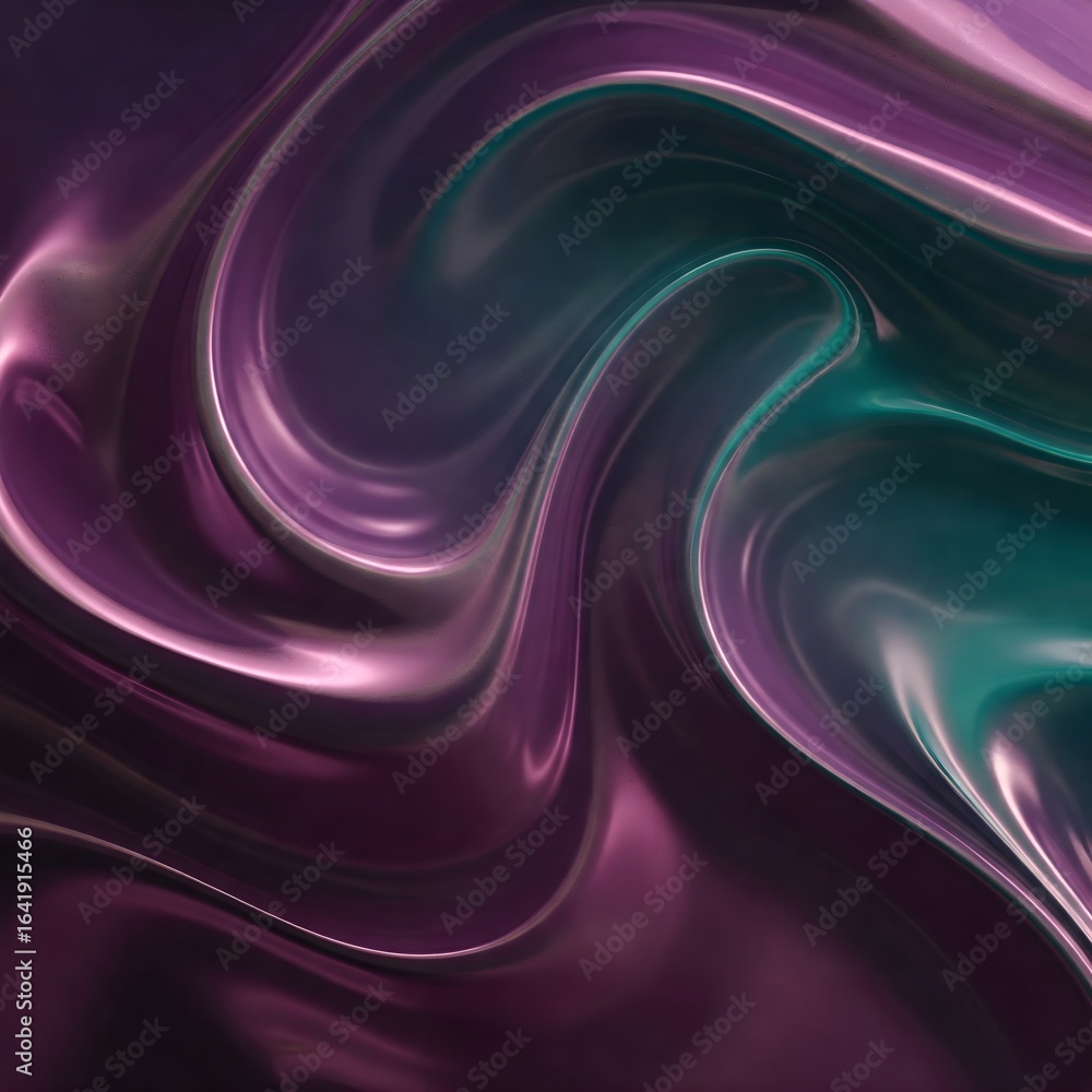 Poster elegant swirling purple and teal abstract background texture for design projects