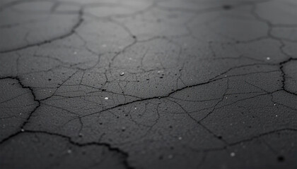 Obraz premium Dramatic cracked asphalt texture with intricate details, perfect for design projects and backgrounds