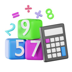 calculator and numbers