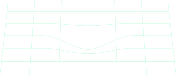 Warped Digital Grid Lines