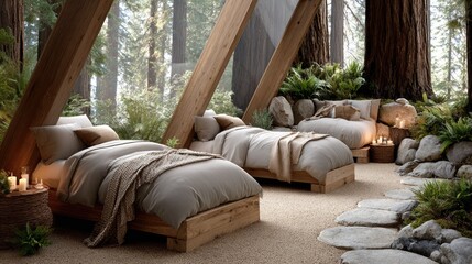 A man stands on his sailboat, looking thoughtfully at an AI hologram showing stock market data, as twilight casts a serene atmosphere