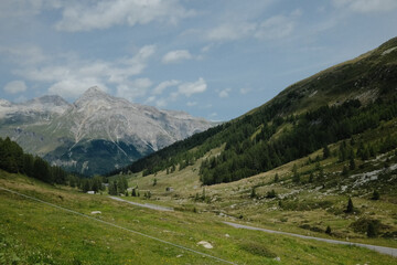 Fototapeta premium alps to lake