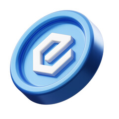 blue button with a letter