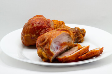 fried chicken wings with sauce