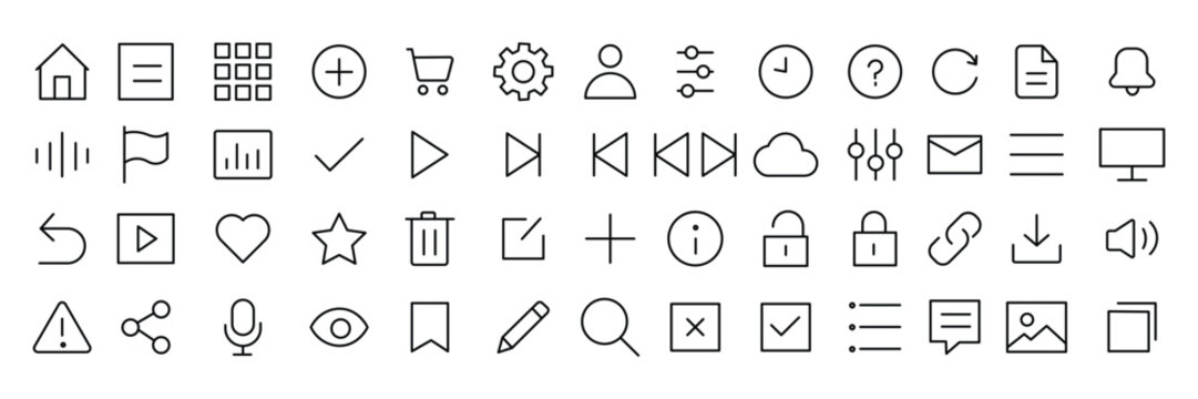 Modern minimalist line icon. websites and app line icon. essential user interface editable stroke line icon vector illustration. 