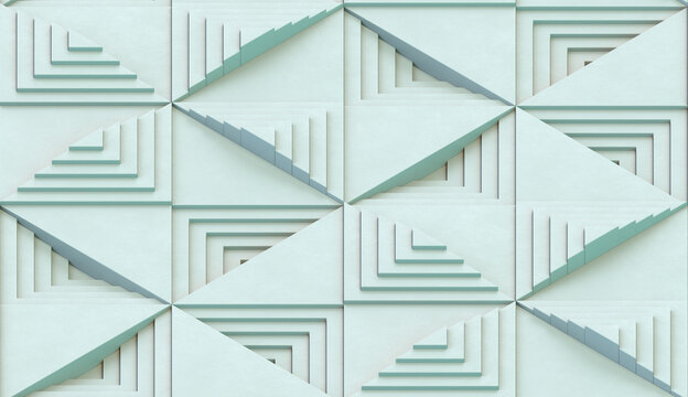 Series of square stairs V.