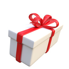 gift box with red ribbon