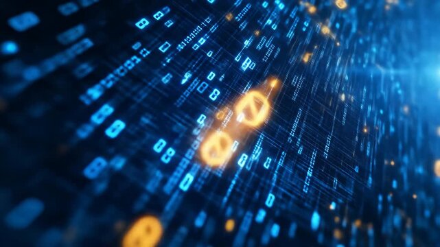 Abstract binary code stream of data processing and transmission