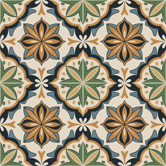 Fototapeta premium vector illustration hires Collection of High-Resolution Abstract Seamless ornament Patterns with Diverse Designs and Textures 