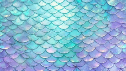 Mermaid scale pattern