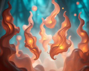 Lights are forming like they are not real generted with ai