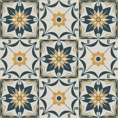 Fototapeta premium vector illustration hires Collection of High-Resolution Abstract Seamless ornament Patterns with Diverse Designs and Textures 