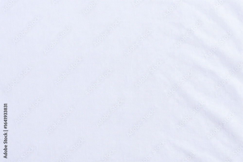 Poster clean white fabric texture background with subtle wrinkles for mockups and design overlays