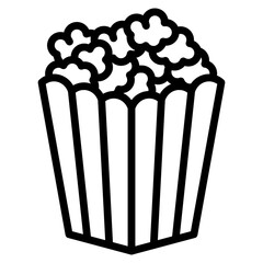 Popcorn  Icon Element For Design