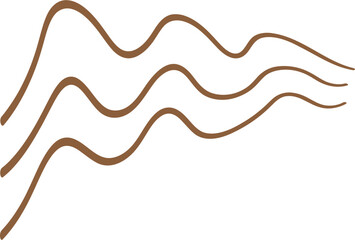 hand drawn vector illustration of a line