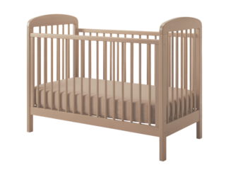 Wooden Baby Crib with Mattress
