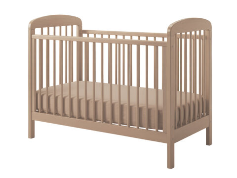 Wooden Baby Crib with Mattress
 - Powered by Adobe
