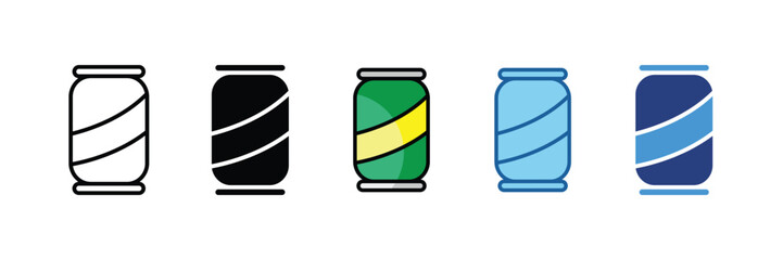 Soda Can  Icon Element For Design