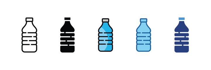 Bottled Water  Icon Element For Design