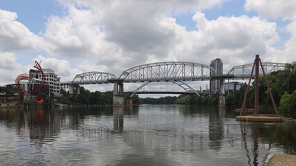 John Seigenthaler pedestrian bridge over Cumberland River in Nashville