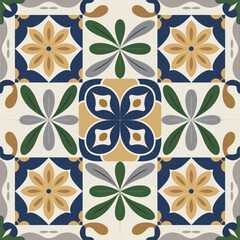 Fototapeta premium vector illustration hires Collection of High-Resolution Abstract Seamless ornament Patterns with Diverse Designs and Textures 