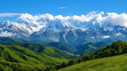 The Caucasus Mountains' seventh glacier.
