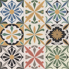 vector illustration hires Collection of High-Resolution Abstract  Seamless ornament Patterns with Diverse Designs and Textures 