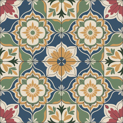 Fototapeta premium vector illustration hires Collection of High-Resolution Abstract Seamless ornament Patterns with Diverse Designs and Textures 