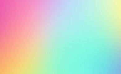 Radiant Pastel Rainbow Gradient: Soft Pink, Blue, and Yellow Blend