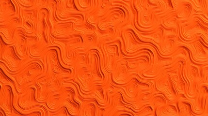 Vibrant abstract orange background with dynamic swirling wave patterns and textured lines, perfect for modern design, digital art, and creative visual projects.
