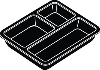 Meal Tray Silhouette
