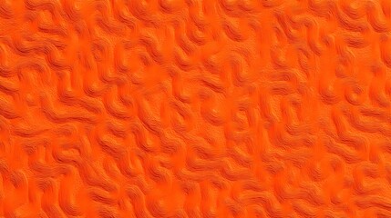 Vibrant abstract orange background with dynamic swirling wave patterns and textured lines, perfect for modern design, digital art, and creative visual projects.