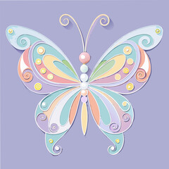 Obraz premium Butterfly set