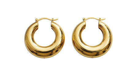 Gold textured earrings gleam against black. Perfect for e-commerce, jewelry product shots, branding, or posters. © Allian