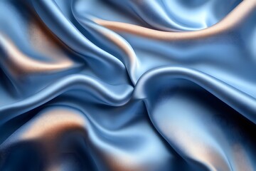 Fototapeta premium Download blue silk fabric texture background for fashion design and textile industry ideas image free