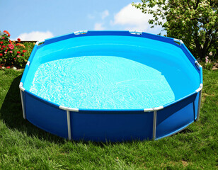 Durable Folding Pool and Inflatable Swimming Tub for Summer Fun