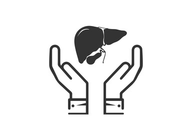 Two hand protecting liver image, png protecting hands of a liver	