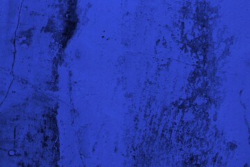 Textured Blue Cracked Wall Surface Abstract Background for Creative Design